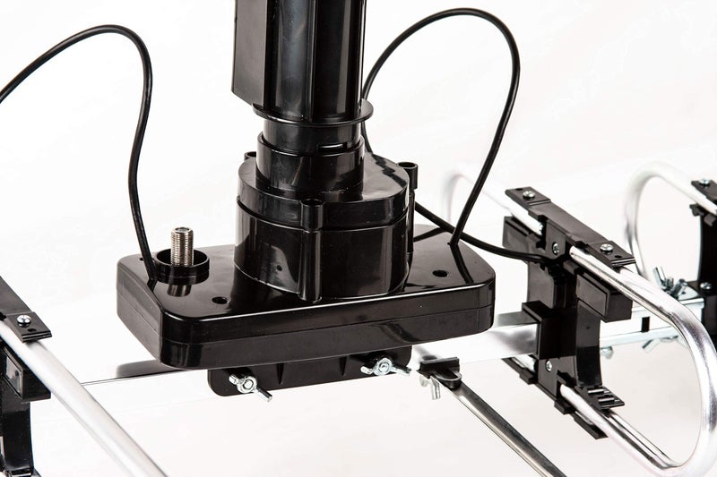 Five Star Outdoor Antenna HD TV 200 Miles Range with Motorized 360Â° Rotation, UHF/VHF/FM Radio with Infrared Remote Control - Image 4